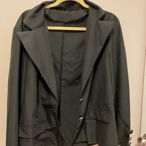 Black Shein Lightweight Blazer